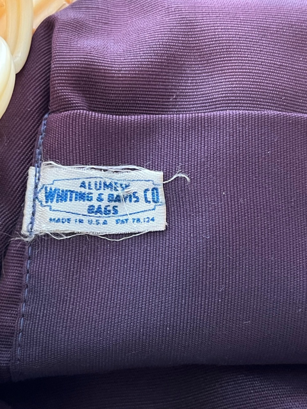 Vintage Whiting & Davis Cream Mesh Bag - Picture 3 of 6